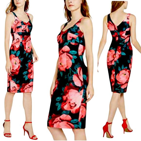 Trina Turk NWT Pernille Dress in Multi Floral size 2 - Picture 1 of 16